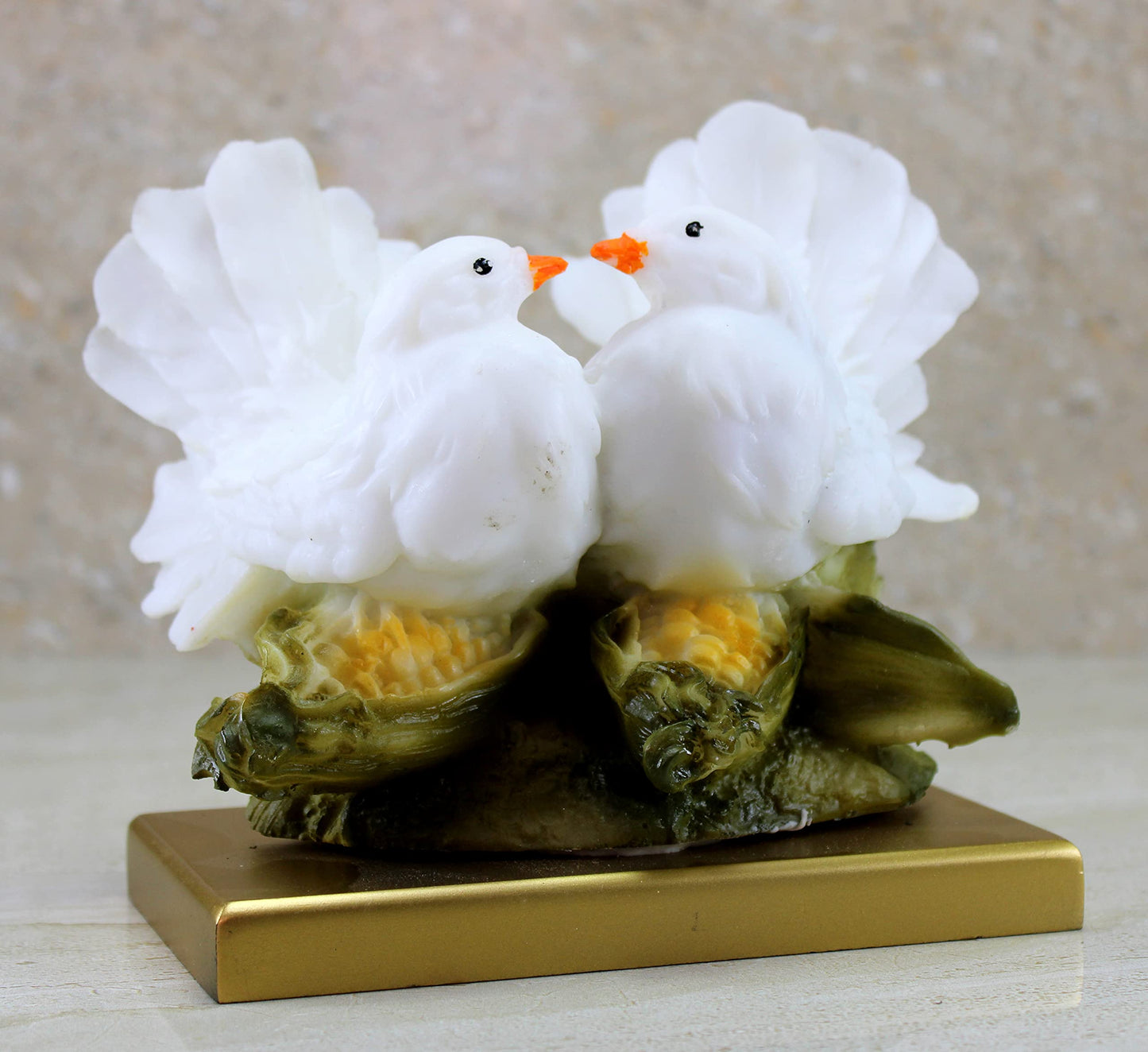 eSplanade Love Birds Showpiece | Bird Statue Romantic Couple Gift Decorative Showpieces Items (Multicolour)