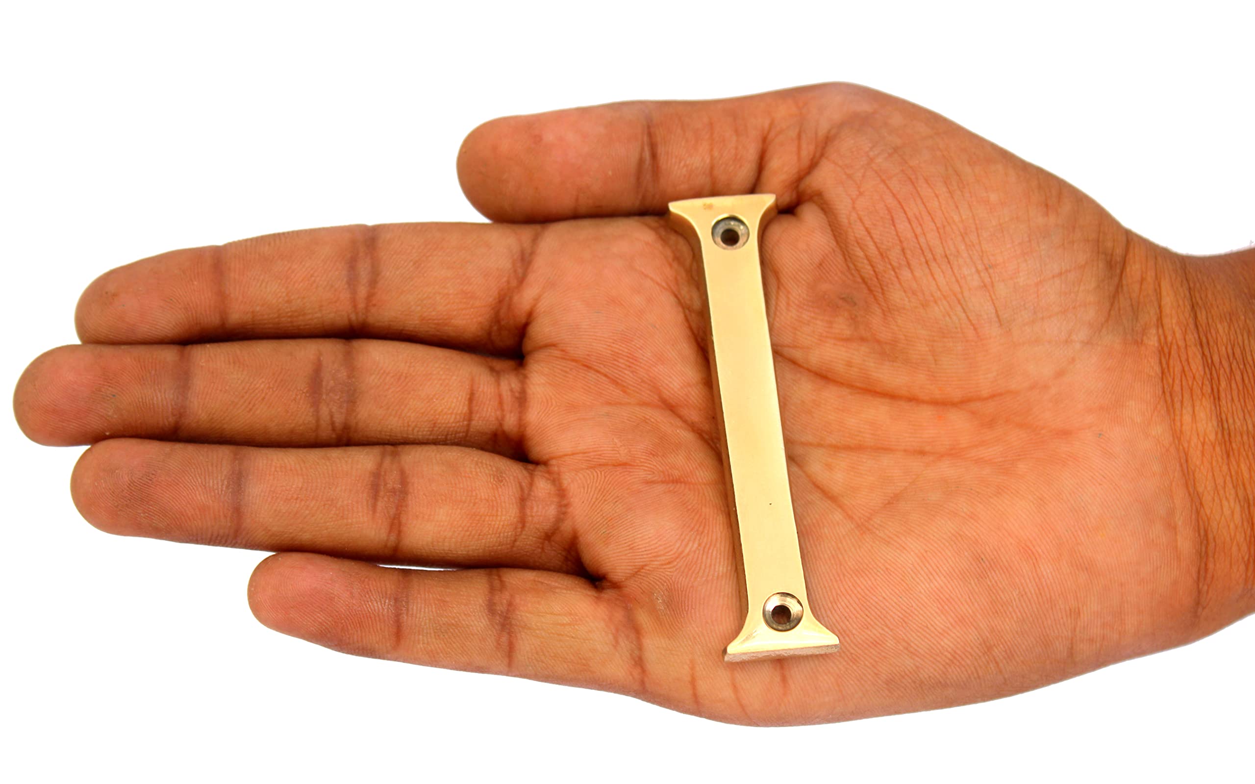 eSplanade - Brass House Hotel Door Name Alphabets - Wall Door Plaque Letter Alphabets - 3" Inches - Golden ("All Alphabet-3")