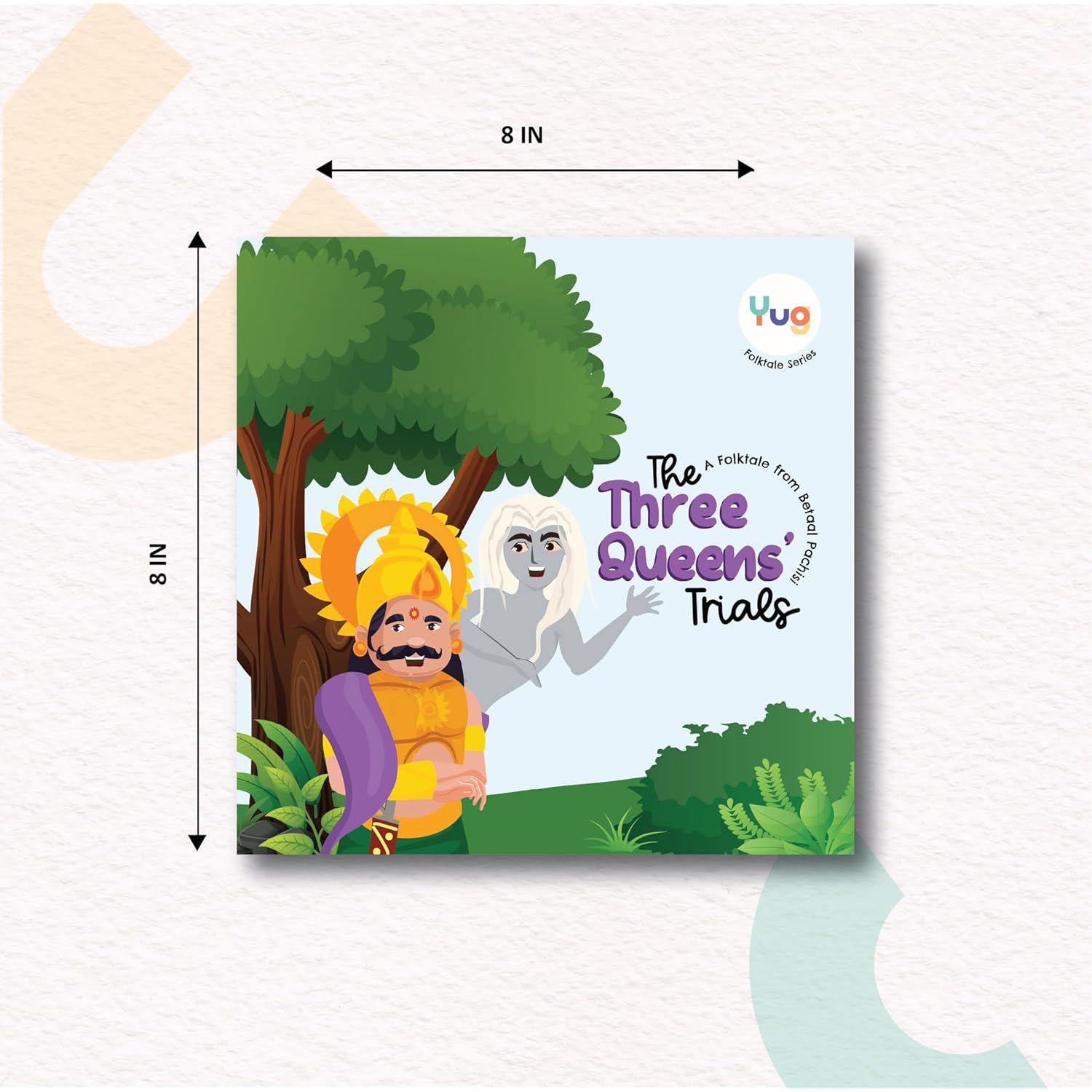 Yug Folk Books: The Queen's Three Trials - Story of Sensitivity! Includes Engaging Activity for Kids. Ages 3 - 8 years. Perfect for Gifts too