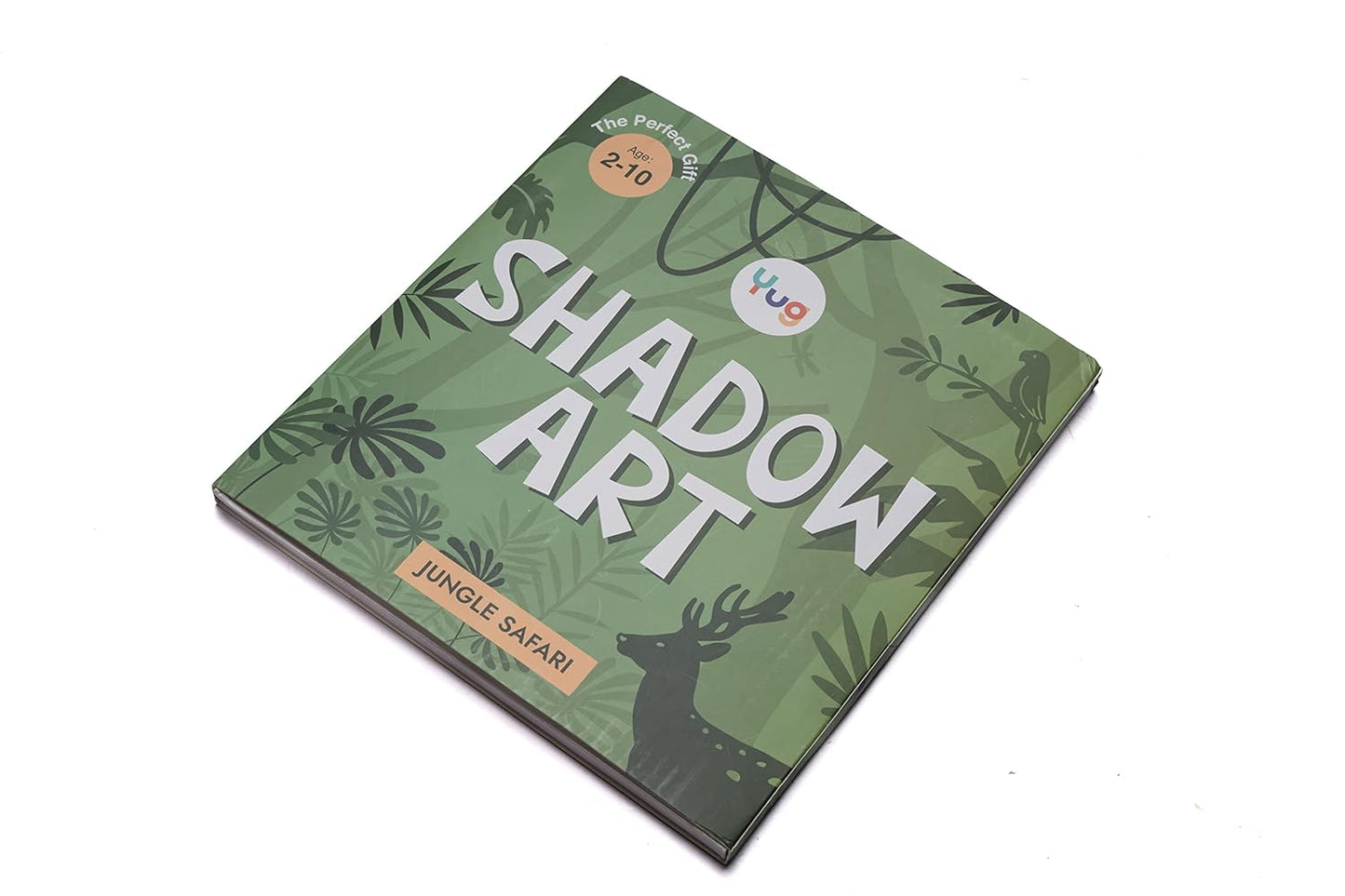 Jungle Safari Shadow Art Activity Book: Experience the Wild with Shadows and Story - Unique and Fun by Yug