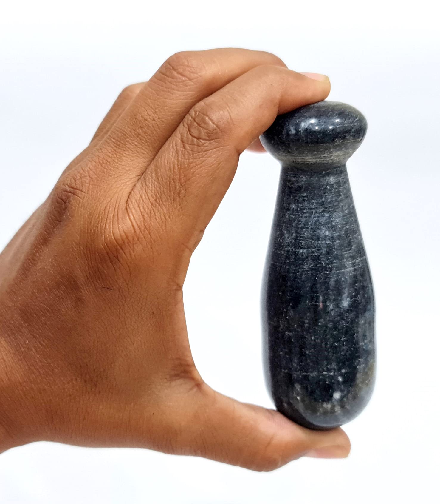 KLEO 3" Compatible Black Pestle for Many Sizes Mortar | Small Kitchen Cooking Tools (Black & White -3"Inch)