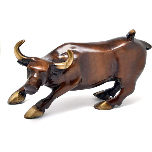 eSplanade Brass Charging Bull - Wall Street Charging Bull - Bowling Green Bull - 5