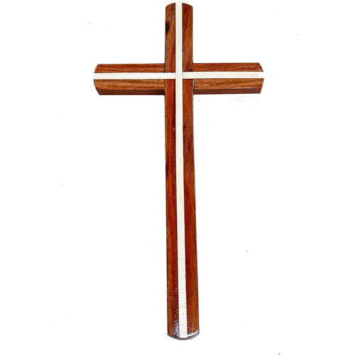StonKraft Jesus Christ Cross Catholic Wooden Crucifix for Wall, Church Chapel Decoration