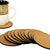 KLEO - Bar Beer Coffee Cork Coasters Set (Set of 12) & (Set of 6) - Long Lasting, Heat Resist, Absorbs Spilled Liquid, Non Slippery and Scratch Free