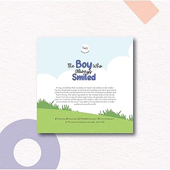 Yug Folk Books: The Boy Who Always Smiled - Story on meaningful morals! Includes Engaging Activity for Kids. Ages 3 - 8 years. Perfect for Gifts too
