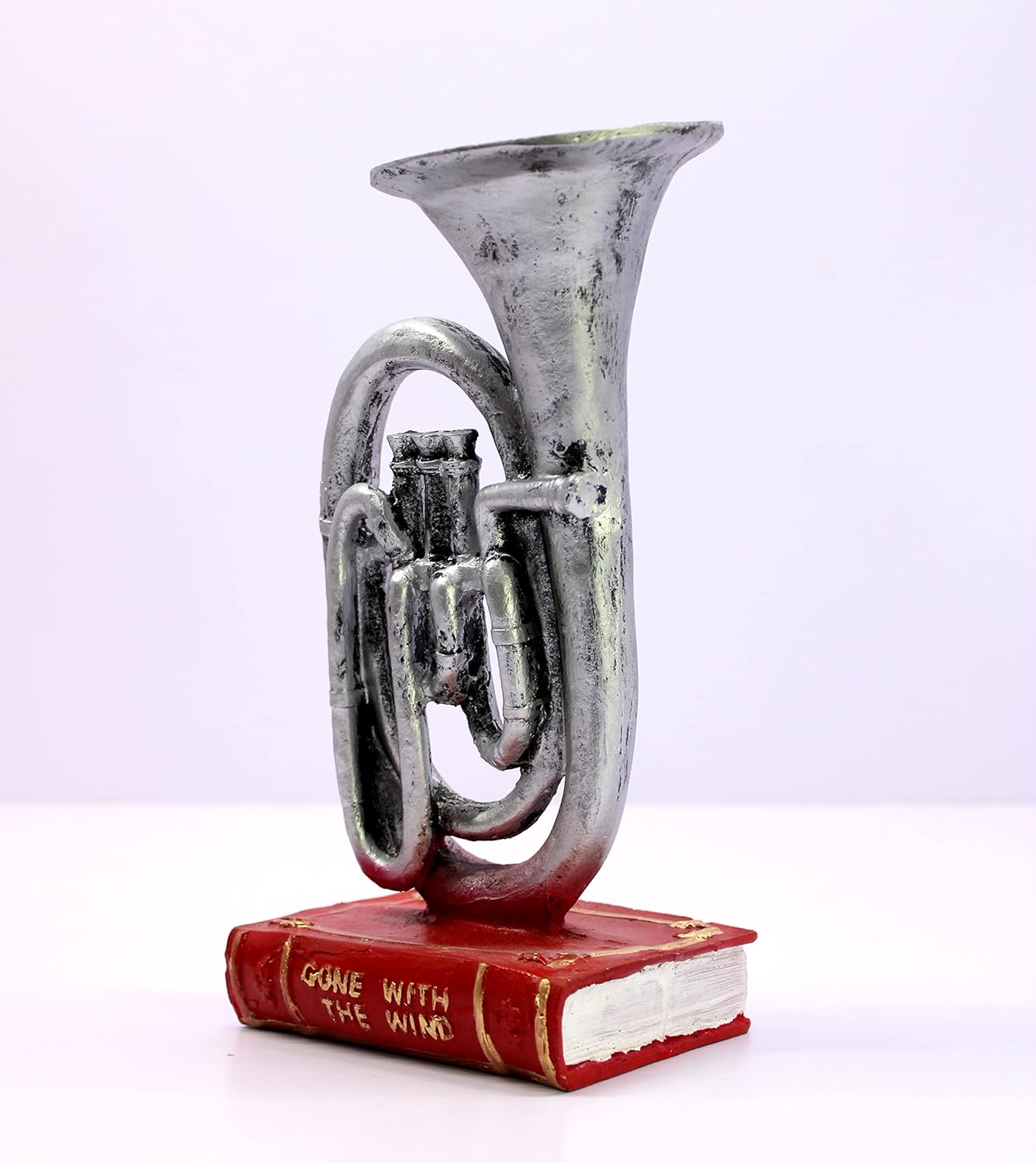 eSplanade Resin Trumpet Showpiece Statue Sculpture Figurine - Home Decor - 10.6" Inches - Multicolour