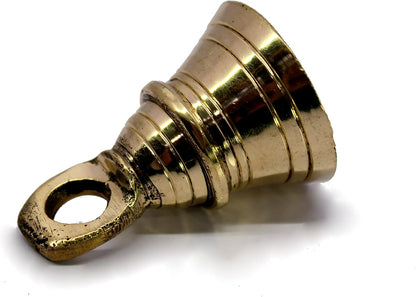 eSplanade Brass Pooja Mandir and Decorative Bells | Pack of 10 | 2" Inches - Golden & Bronze