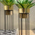 eSplanade Metal Flowerpot for Living Room Bedroom Garden Tabletop Planter