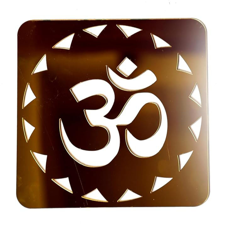 ESPLANADE Acrylic Wall Hanging - Home Decoration Items for Living Room, Wall Decor Items, Adhesive Aum Design Decor for Home and Office - 6in
