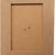 IVEI MDF Recycled Wood Plain Photo Frame - Set of 2 - DIY Activity Do-it-Yourself Decoupage - Brown - 8.5" Inches