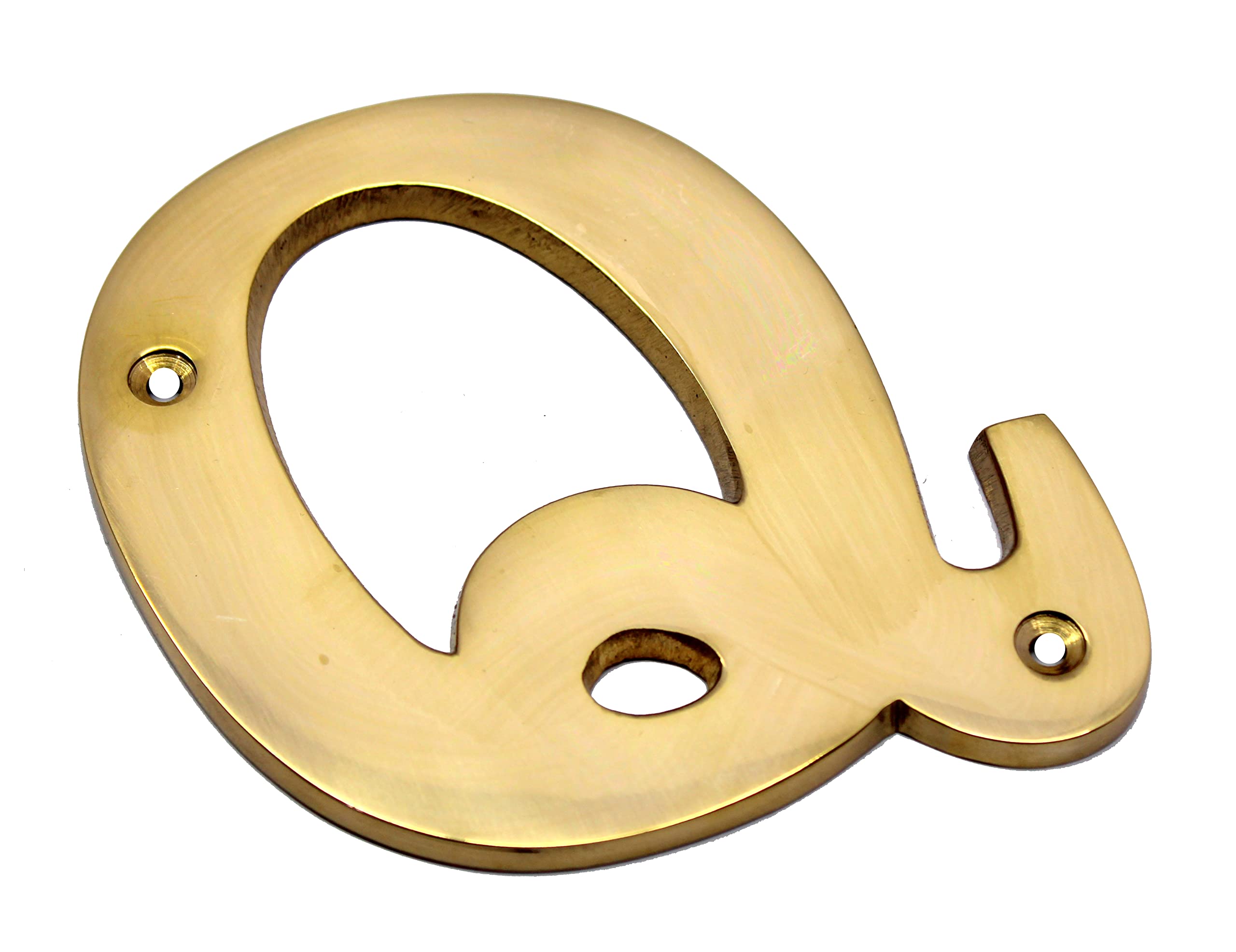 eSplanade Brass House Hotel Door Name Alphabets - Wall Door Plaque Alphabet Letter - Golden - 4" Inches (All Alphabets- 4")