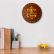 ESPLANADE Wood Wall Hanging- Satiya, Om, Ganesh & Mandala Home Decoration Items for Living Room, Wall Decor Items, Decor for Home and Office - 12in
