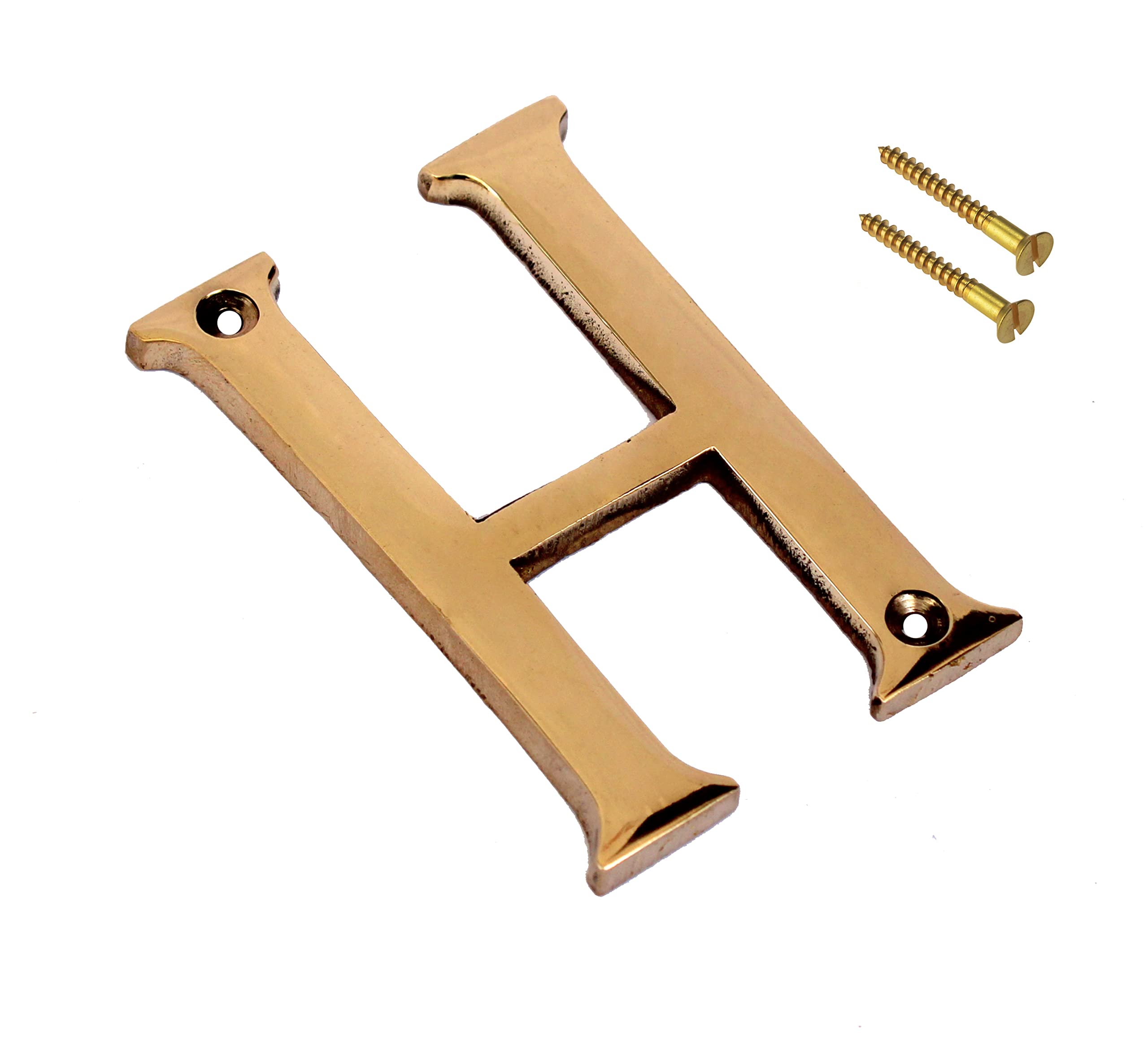 eSplanade - Brass House Hotel Door Name Alphabets - Wall Door Plaque Letter Alphabets - 3" Inches - Golden ("All Alphabet-3")