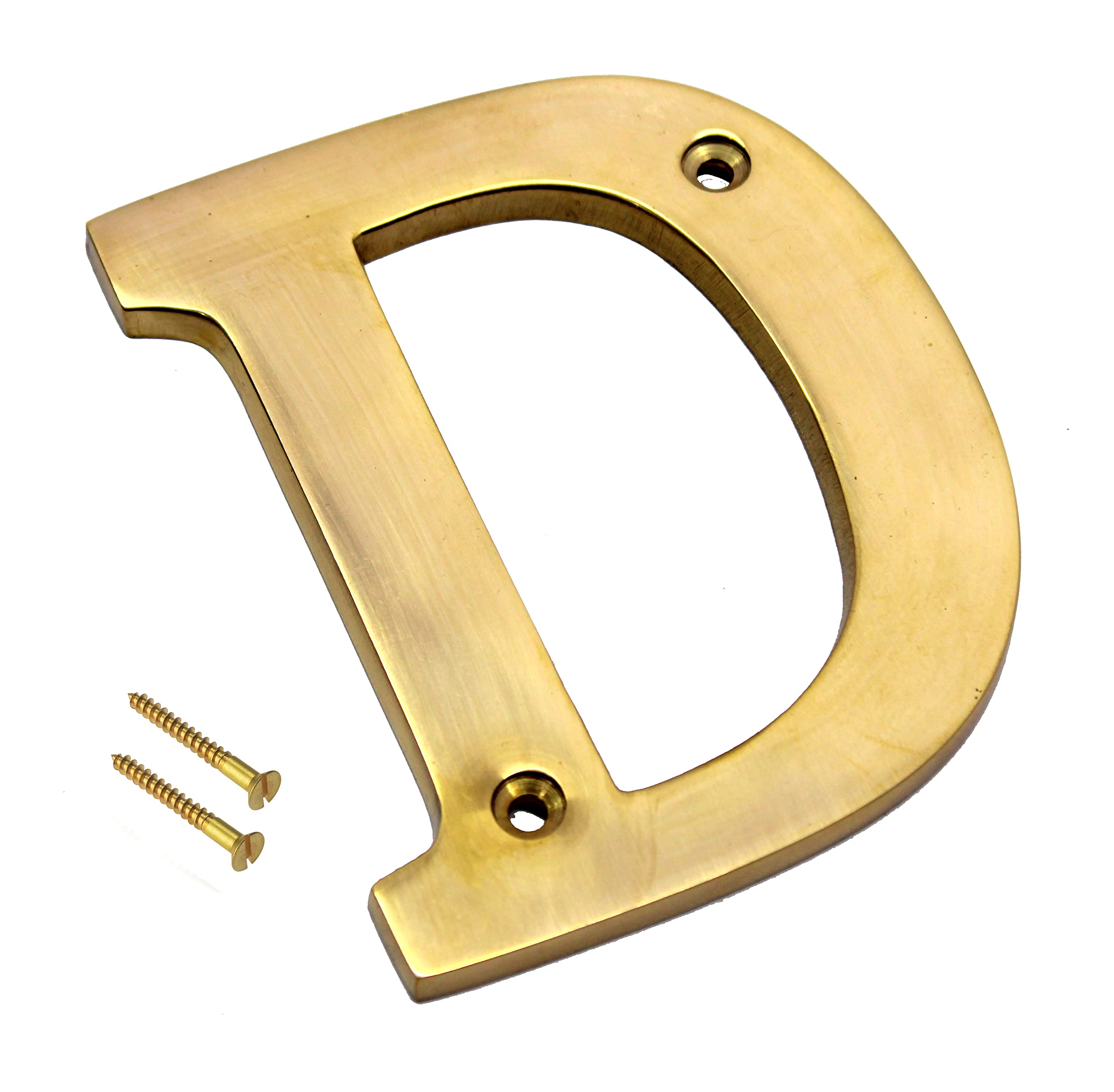 eSplanade Brass House Hotel Door Name Alphabets - Wall Door Plaque Alphabet Letter - Golden - 4" Inches (All Alphabets- 4")
