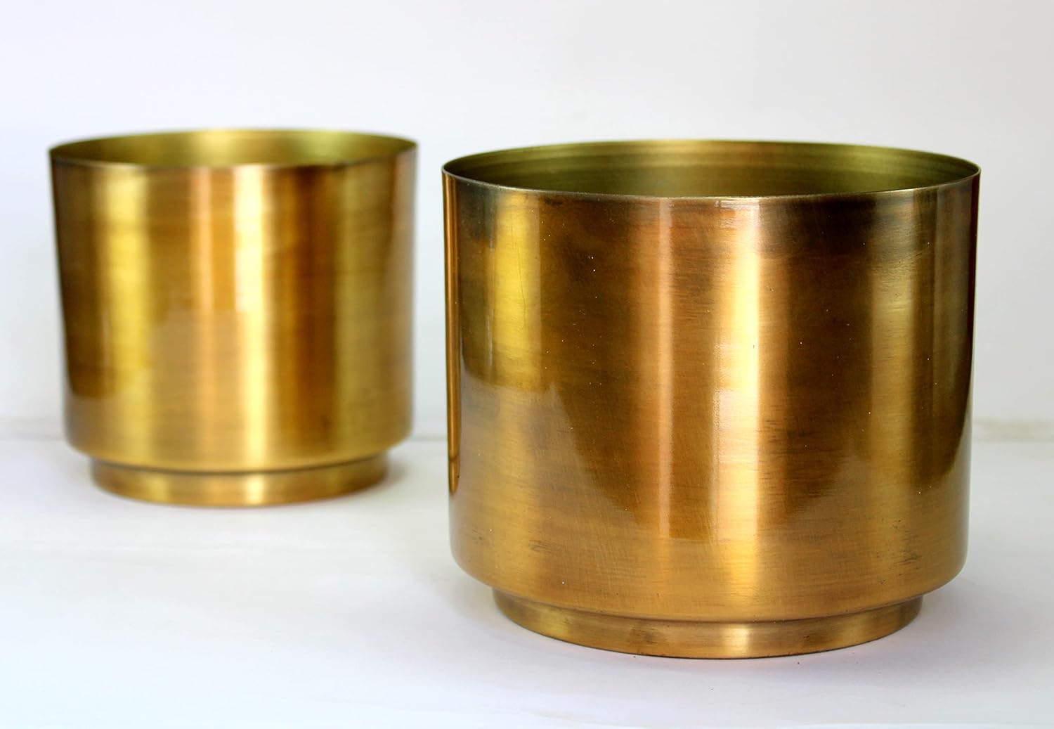 eSplanade Metal Flowerpot for Living Room Bedroom Garden Tabletop Planter