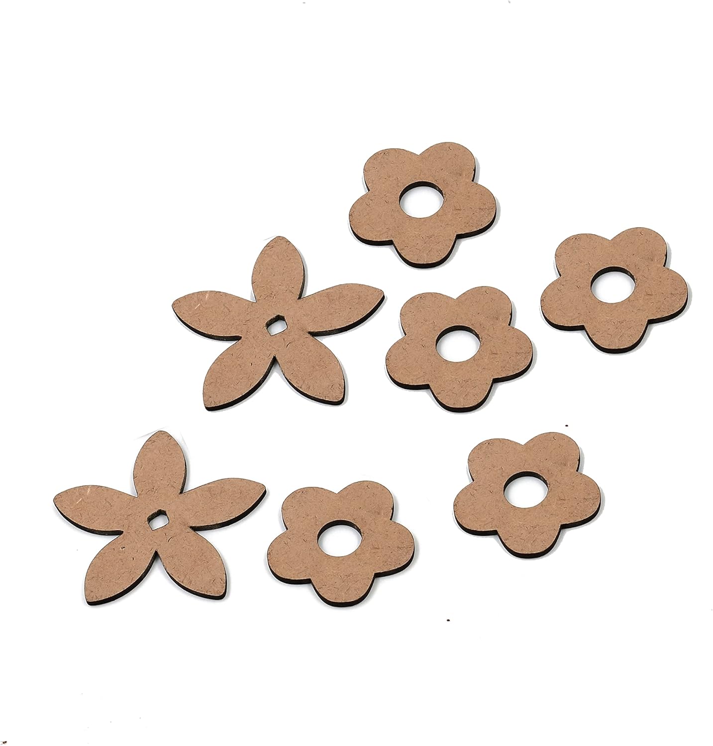 IVEI DIY MDF Box Pack with 2 Pair Earrings, Cut Outs, Toran and 2 Photo Magnet