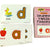 MFM TOYS Sandpaper Tactile English Uppercase/ Lowercase Letters Flashcards