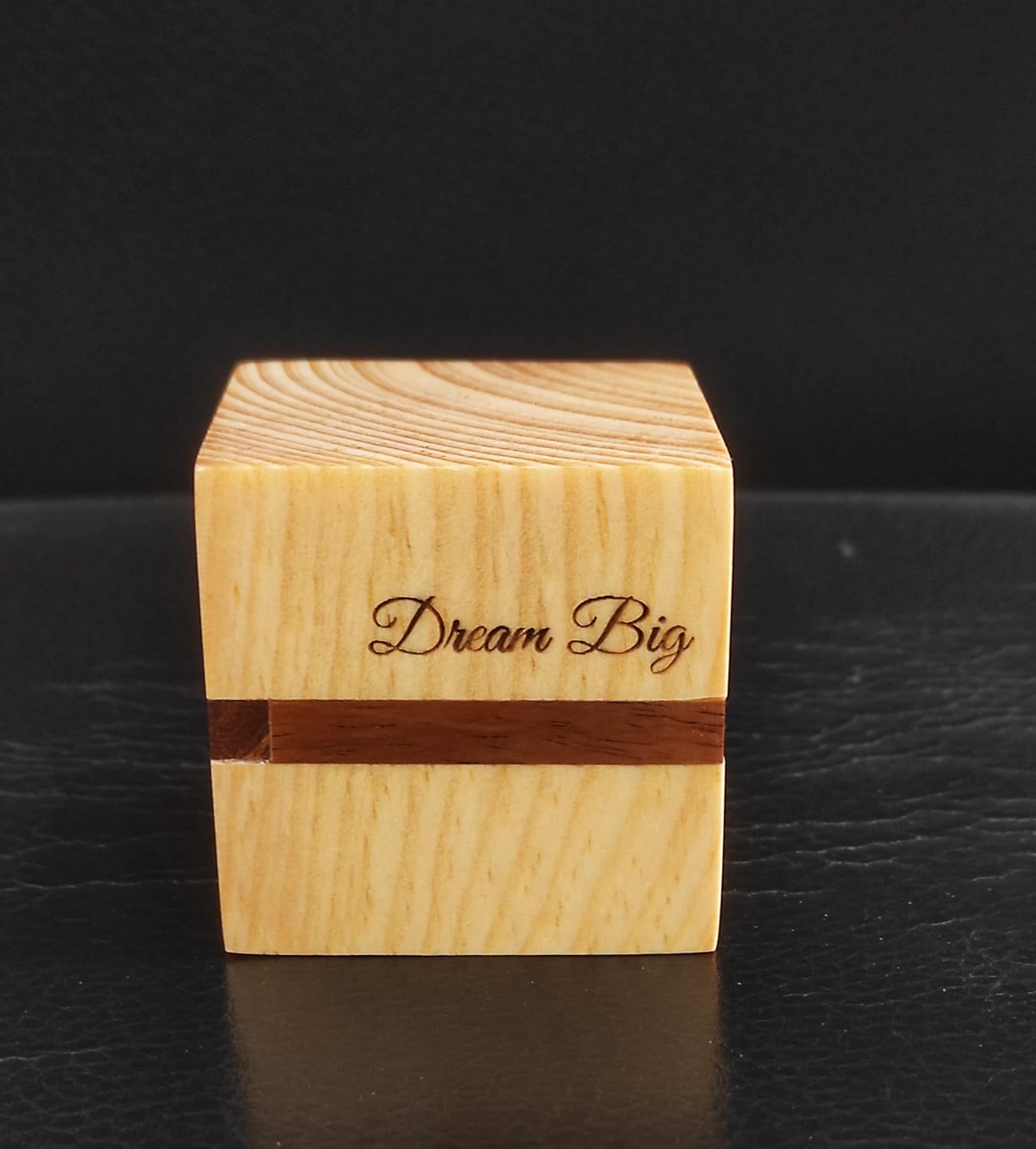 IVEI Pine Wood Penstand,Mouse Pad, Paper Weight Combo - Customised Work from Home Gift Set/ Customized Desk Organiser - with Name or Logo Engraving