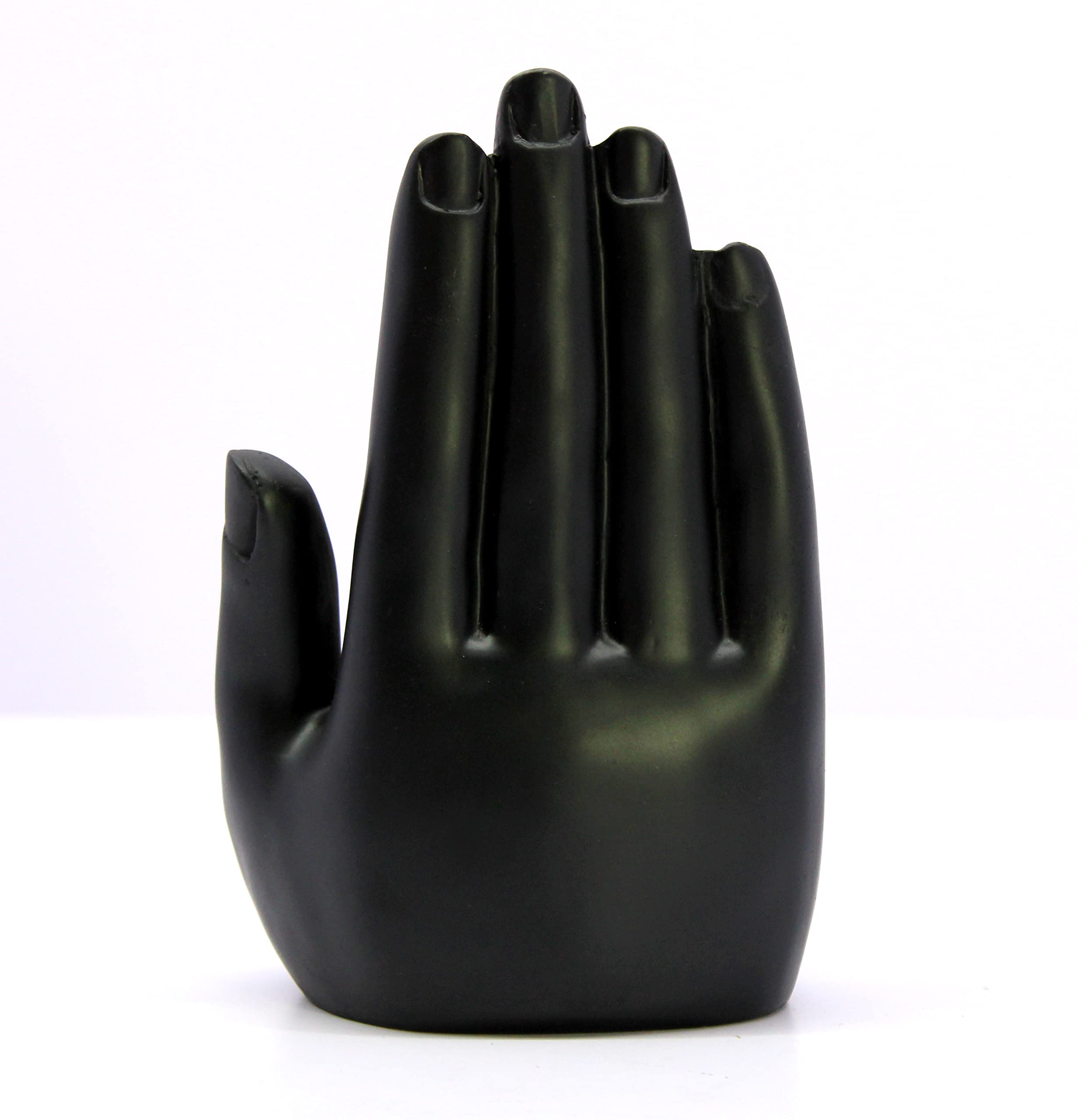 ESPLANADE Buddha Showpiece for Home Decor | Resin Palm Buddha Statue for Living Room, Office Table | Tibetan Decorative Items, Antique Idol & Figurine for Room Decor | Housewarming Gifts