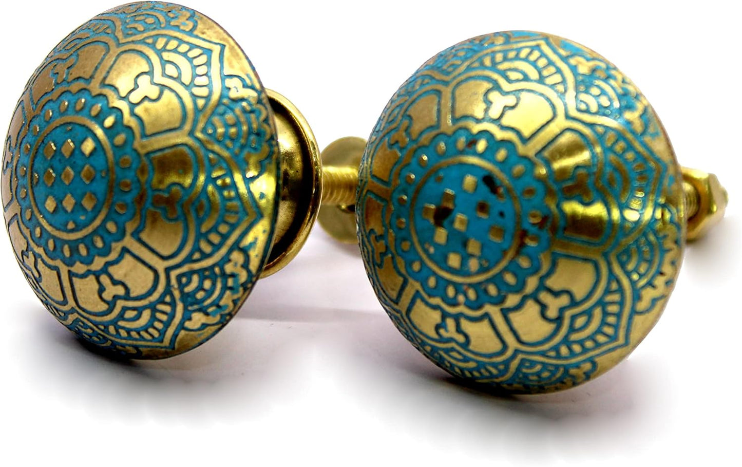 eSplanade Cupboard Drawer Copper Knobs | Drawer Handles | Cupboard Pulls - Set of 2