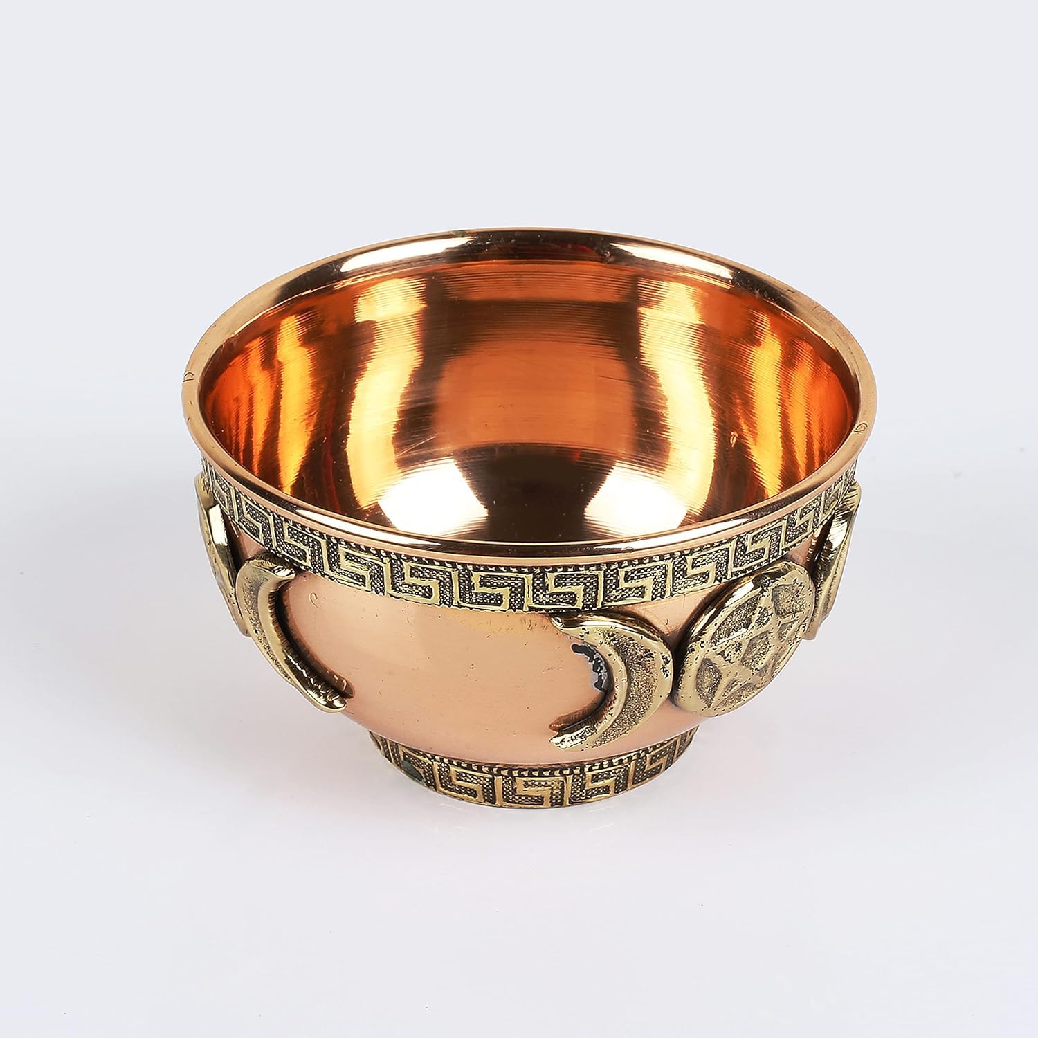 ESPLANADE 3" Copper Offering Bowl | Altar Bowl, Ritual Use, Incense Burner, Smudging Bowl, Decorative Bowl for Home Decor, Housewarming