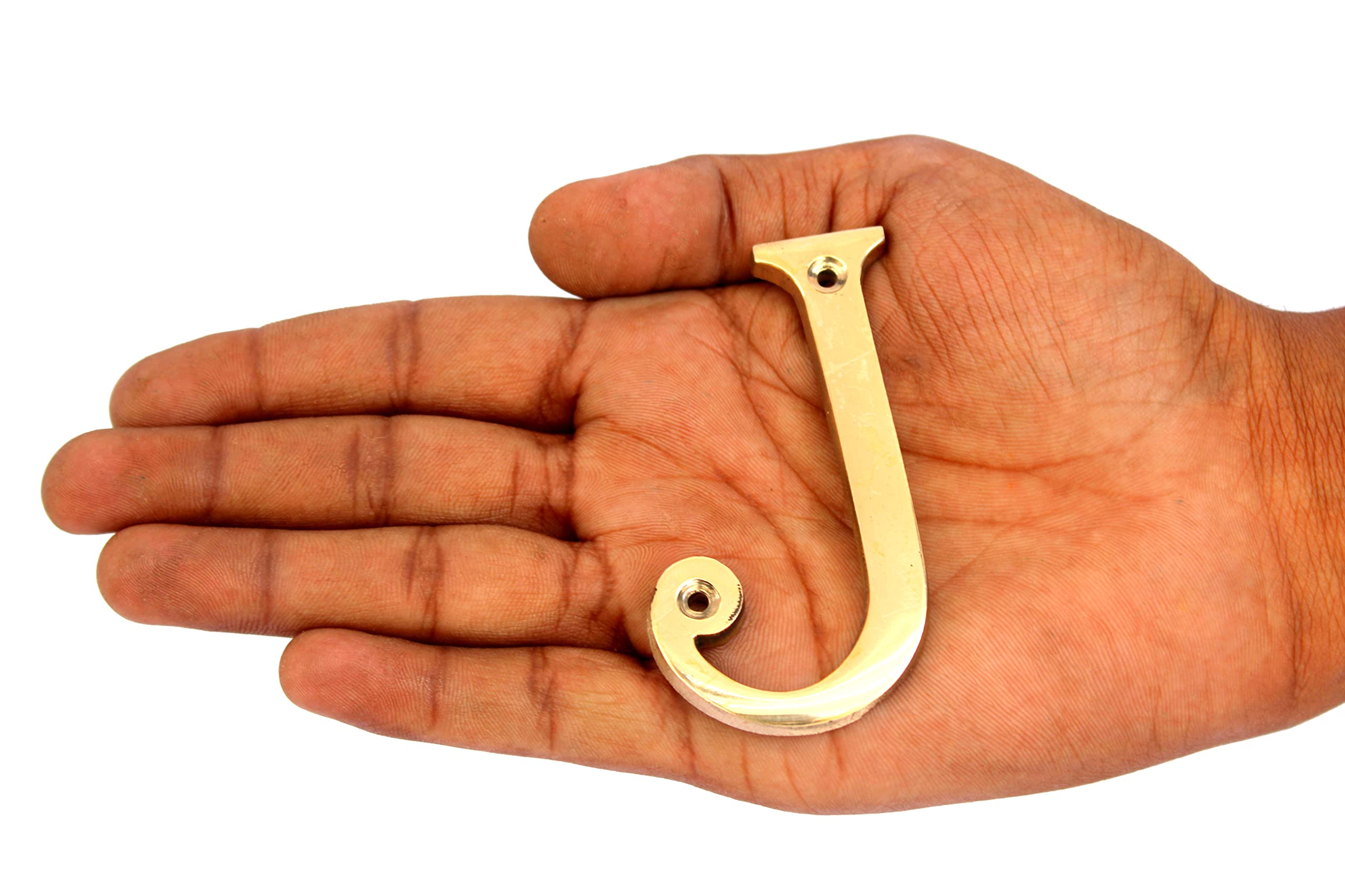 eSplanade - Brass House Hotel Door Name Alphabets - Wall Door Plaque Letter Alphabets - 3" Inches - Golden ("All Alphabet-3")