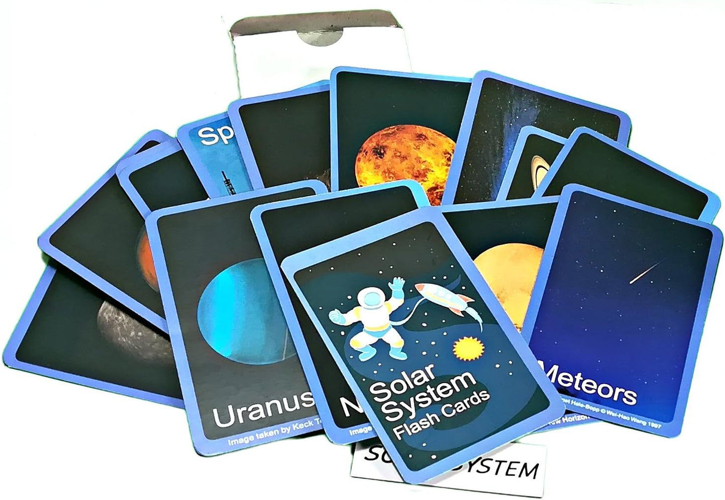 MFM TOYS Solar System Magnets with Junior Edition Flashcards (3mm Thick Magnetic pieces)