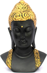 eSplanade Resin Meditating Buddha Idol Statue Figurine for Home Decor and Worship 15 inches