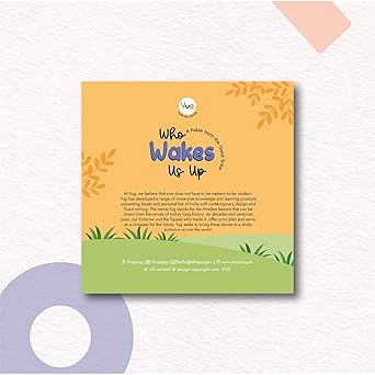 Yug Folk Books: Who Wake's Us Up - Story on Staying Focused! Includes Engaging Activity for Kids. Ages 3 - 8 years. Perfect for Gifts too