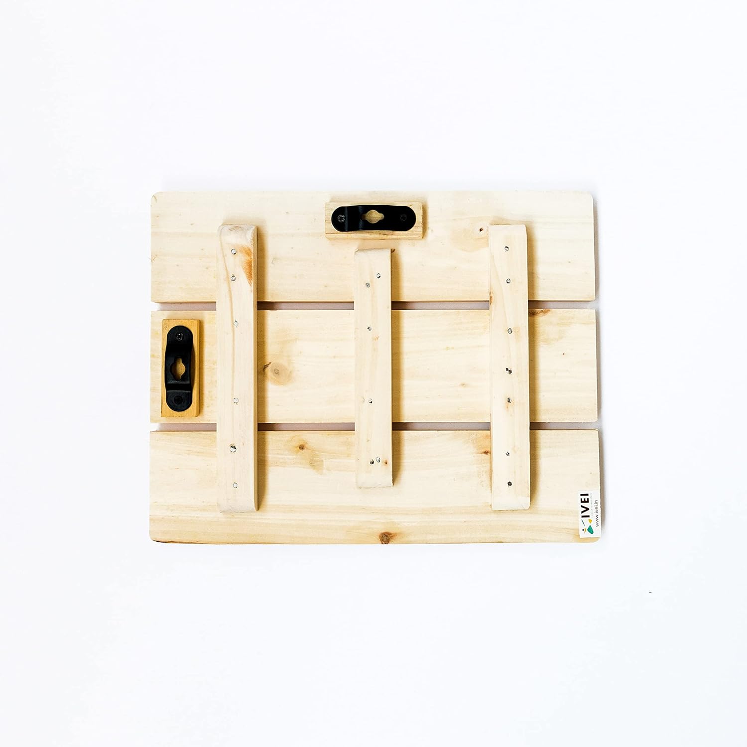 IVEI Wooden DIY Blank Name Plate Base Wood Sheet Craft - Plain Wooden Board Cutouts for Painting Wooden Sheet Craft, Decoupage, Resin Art Work & Decoration (Square, Rectangular, Circular)