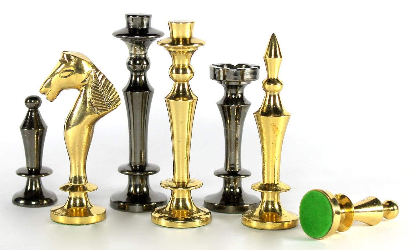 StonKraft 2.75" King Height - Collector Edition Brass Chess Pieces Pawn Chessmen Figure Figurine Pieces Coins - Appropriate Wooden & Stone Chess Boards Available Separately by StonKraft Brand