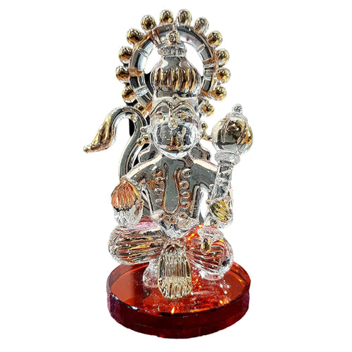 eSplanade Brass Hanuman Anjaneya Pavan Putra Bajrangbali Idol Murti Moorti Statue (2.5 Inch)