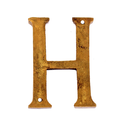 eSplanade - Brass House Hotel Door Name Alphabets - Wall Door Plaque Letter Alphabet - 3" Inches - Golden ("All Alphabet-3")