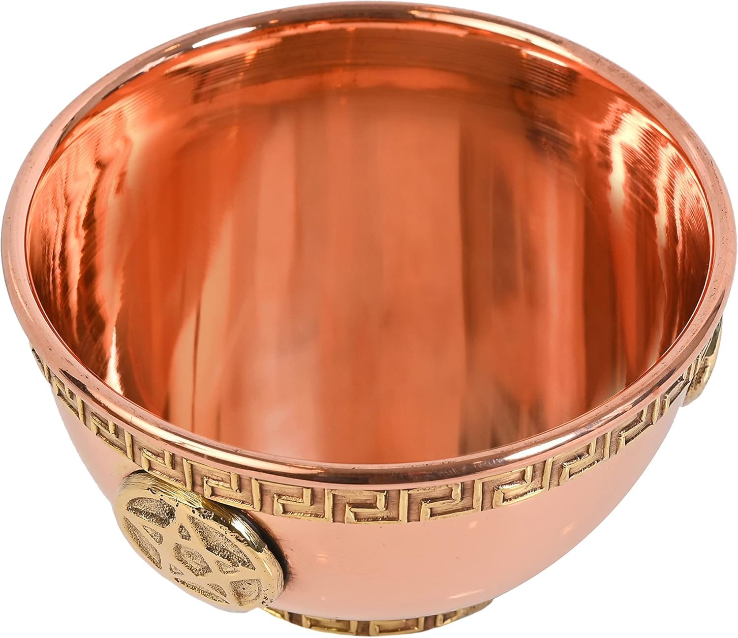 ESPLANADE 3" Copper Offering Bowl | Altar Bowl, Ritual Use, Incense Burner, Smudging Bowl, Decorative Bowl for Home Decor, Housewarming
