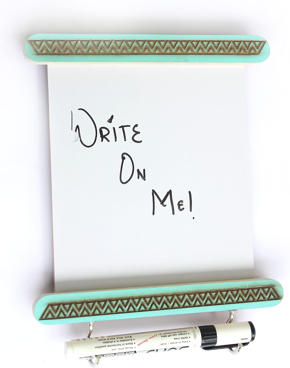IVEI Utility Fridge Magnet with a Dry Erase Board - Budget Gifts - Unique Ideas - whiteboard (Mandala, Green, Yellow, Multicolor)