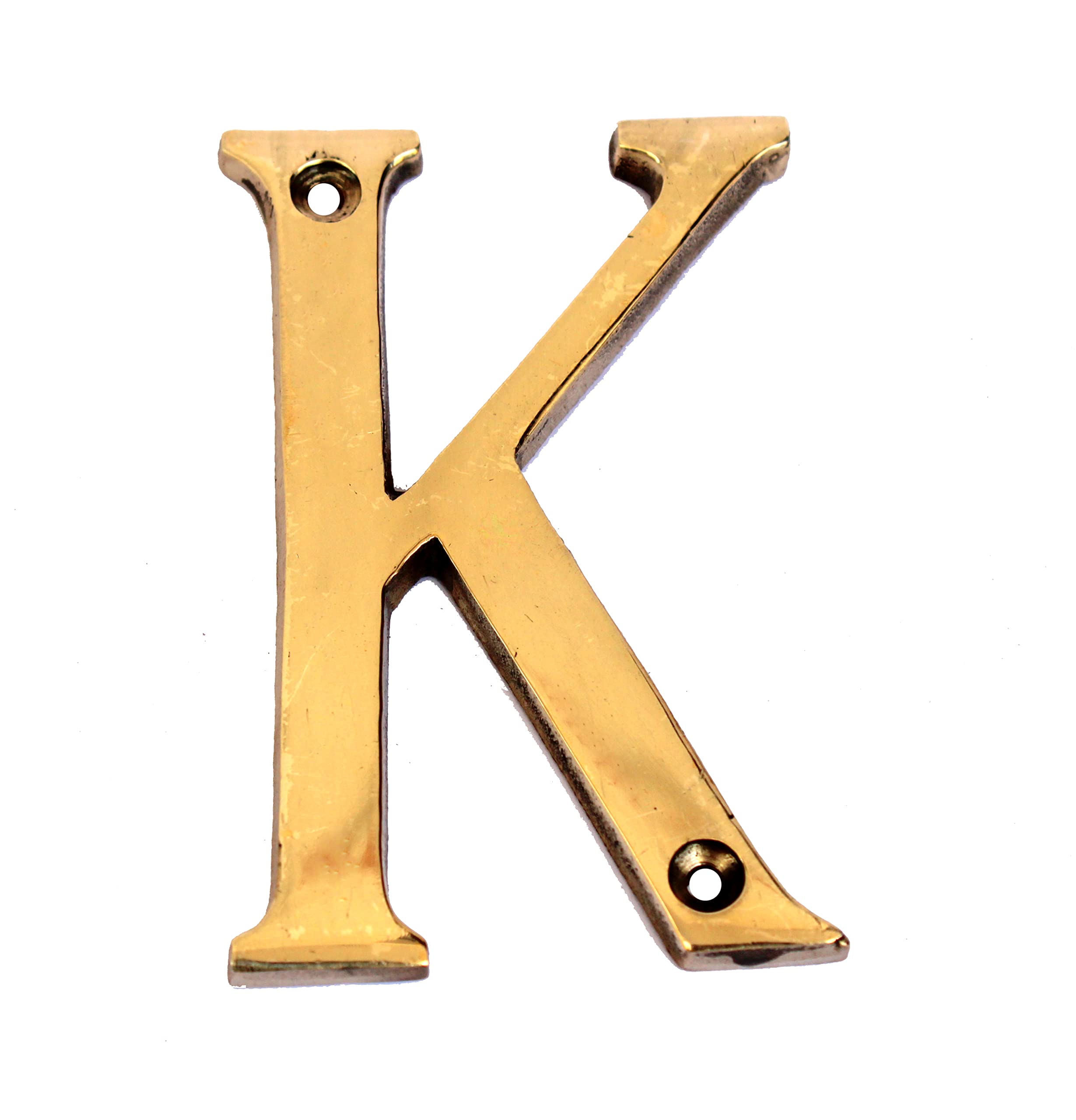 eSplanade - Brass House Hotel Door Name Alphabets - Wall Door Plaque Letter Alphabets - 3" Inches - Golden ("All Alphabet-3")