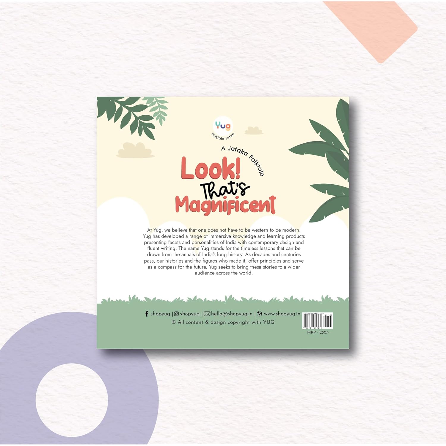 Yug Folk Books: Look That's Magnificent - Story on Appreciation! Includes Engaging Activity for Kids. Ages 3 - 8 years. Perfect for Gifts too