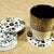 eSplanade Disposable Printed Paper Coasters - Use and Throw Reversible Round Paper Coasters - Set of 100 - Red & Black Floral