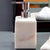 KLEO Soap/Lotion Dispenser - Made of Genuine Indian Marble - Luxury Bathroom Accessories Bath Set - Black/Grey