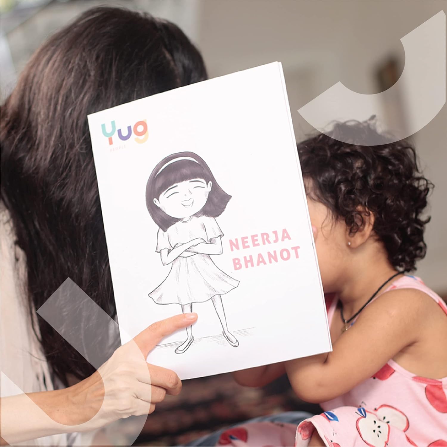 Neerja Bhanot - An Inspirational Biography of Brave Indian Air Hostess - Story of Bravery, Humanity and Fearless Spirit | Early Learning Activity Book with 5 Interactive Activity for All by Yug Books