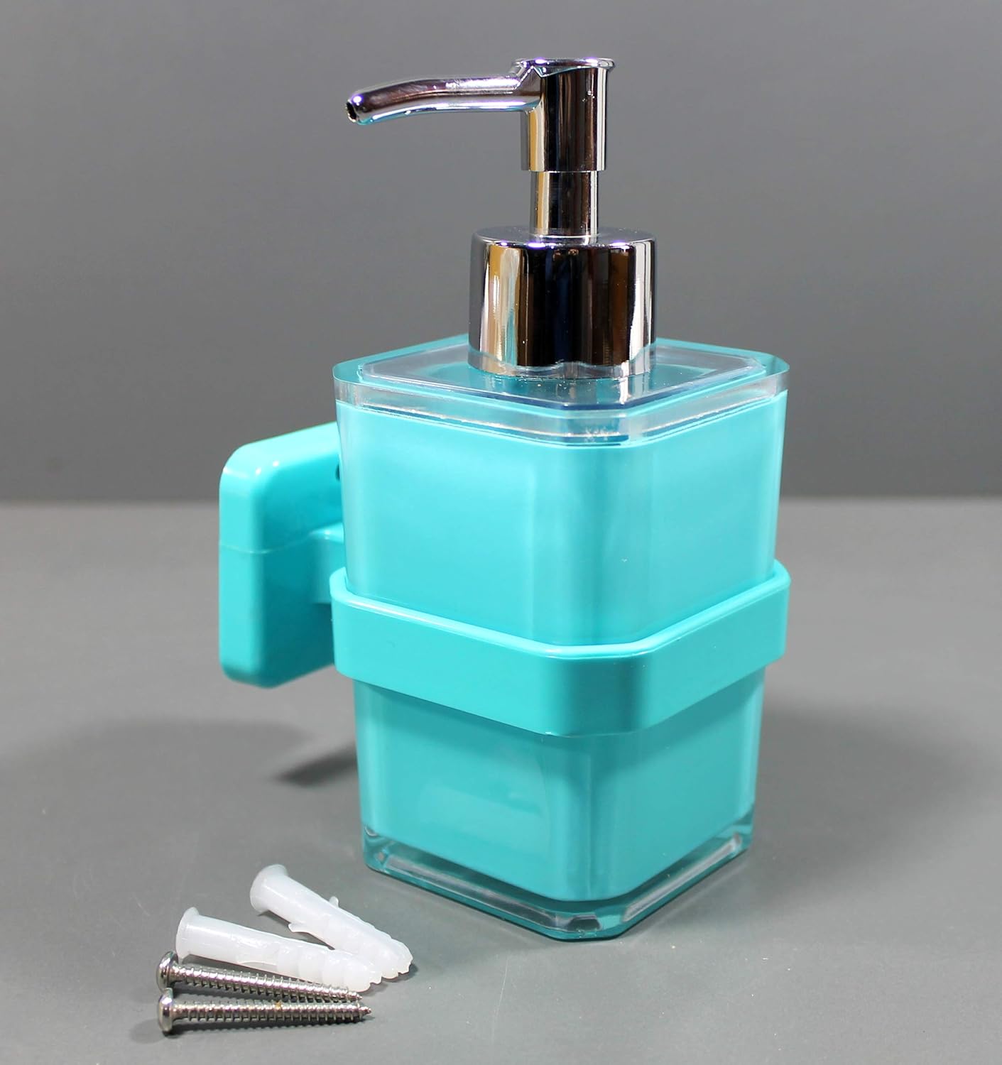 KLEO Bathroom Accessory Set Bath Accessories Set of 4 - Soap Dispenser, Toothbrush Holder, Utility and Soap Dish | Bath Set | Bathroom Accessories (Sea Blue)