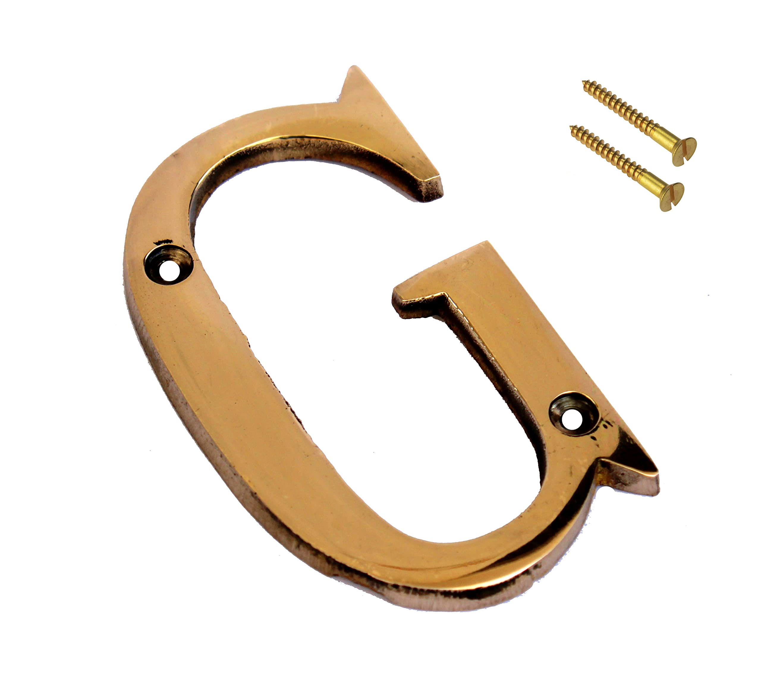 eSplanade - Brass House Hotel Door Name Alphabets - Wall Door Plaque Letter Alphabets - 3" Inches - Golden ("All Alphabet-3")