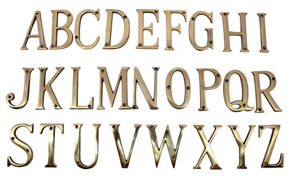 eSplanade - Brass House Hotel Door Name Alphabets - Wall Door Plaque Letter Alphabet - 3" Inches - Golden ("All Alphabet-3")