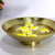 eSplanade - Ethnic Decorative Metal Urli Traditional Bowl - Fruits/Dry Fruits Bowl Showpiece for Dining/Drawing Room - Home Decor | 9.5" Inches Dia.-Small