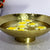 eSplanade - Ethnic Decorative Metal Urli Traditional Bowl - Fruits/Dry Fruits Bowl Showpiece for Dining/Drawing Room - Home Decor | 9.5" Inches Dia.-Small