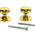 eSplanade Pair of Brass Cupboard Knobs Polished & Lacquered [Size-2 cm] | Hanging Hooks | Holder | Wall Hooks | Coat Hooks (3 CM)