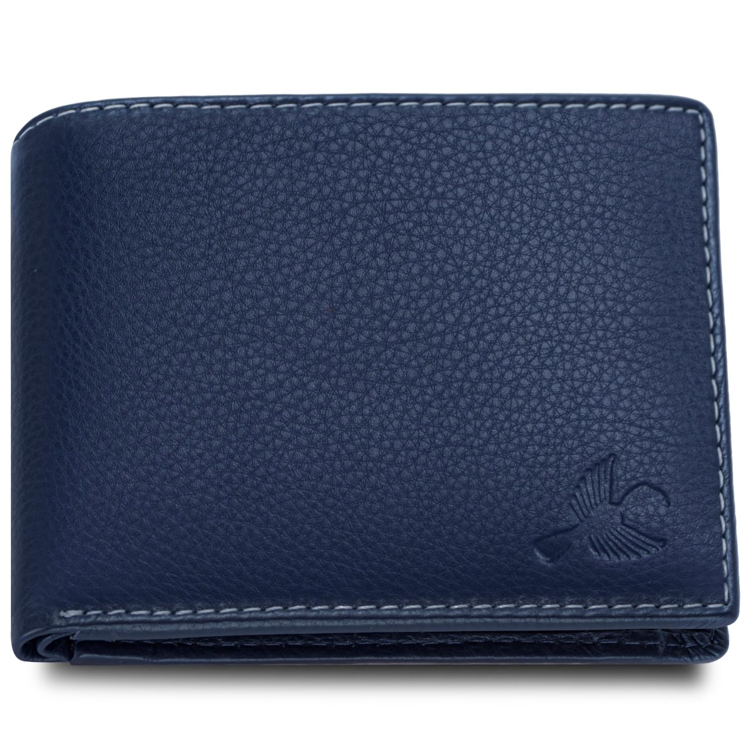HORNBULL Maddison Mens Navy Genuine Leather Wallet | Elegant and Stylist Wallet with RFID Blocking | Gift Wallets for Men