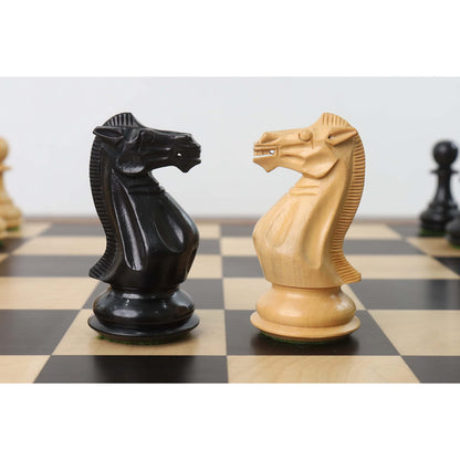 Royal Chess Mall Professional Staunton Chess Pieces Only Chess Set, Sheesham and Boxwood Wooden Chess Set, 4.1-in King, Tournament Chess Set, Weighted Chess Pieces (3.4 lbs)