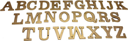 Esplanade Brass House Hotel Door Name - Wall Door Plaque Alphabet Letter "P" - 4" Inches