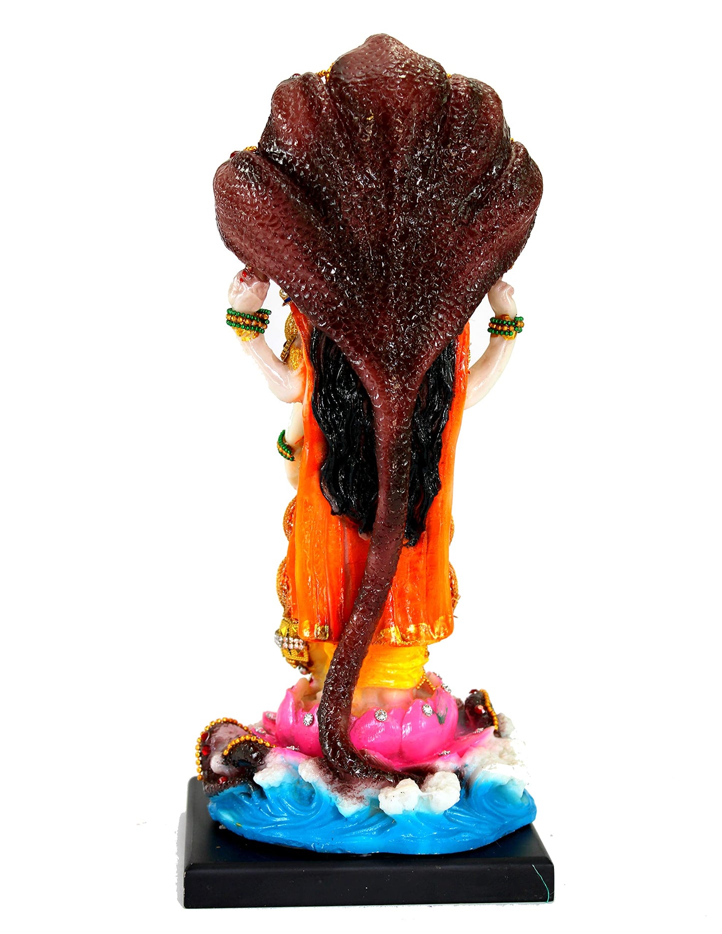 eSplanade Resin Lord Vishnu Narayana Moorti Murti Idol Statue | Pooja Idols - Home Decor | Multicolor - 12.5" Inches